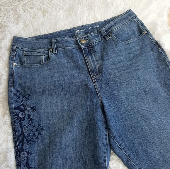 Style & Co. Denim - Style & Company Boyfriend Jeans Size 14 x 29"